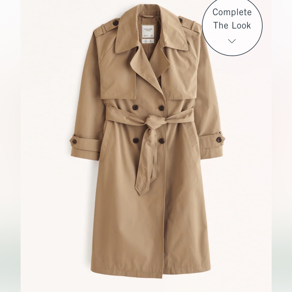 abercrombie and fitch trench coat